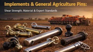 Implements & General Pins Shear Strength, Material & Export Standards