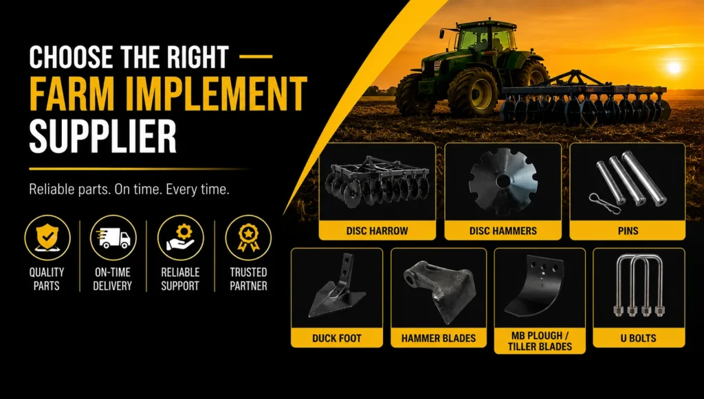 Choosing the Right Farm Implement Parts Supplier