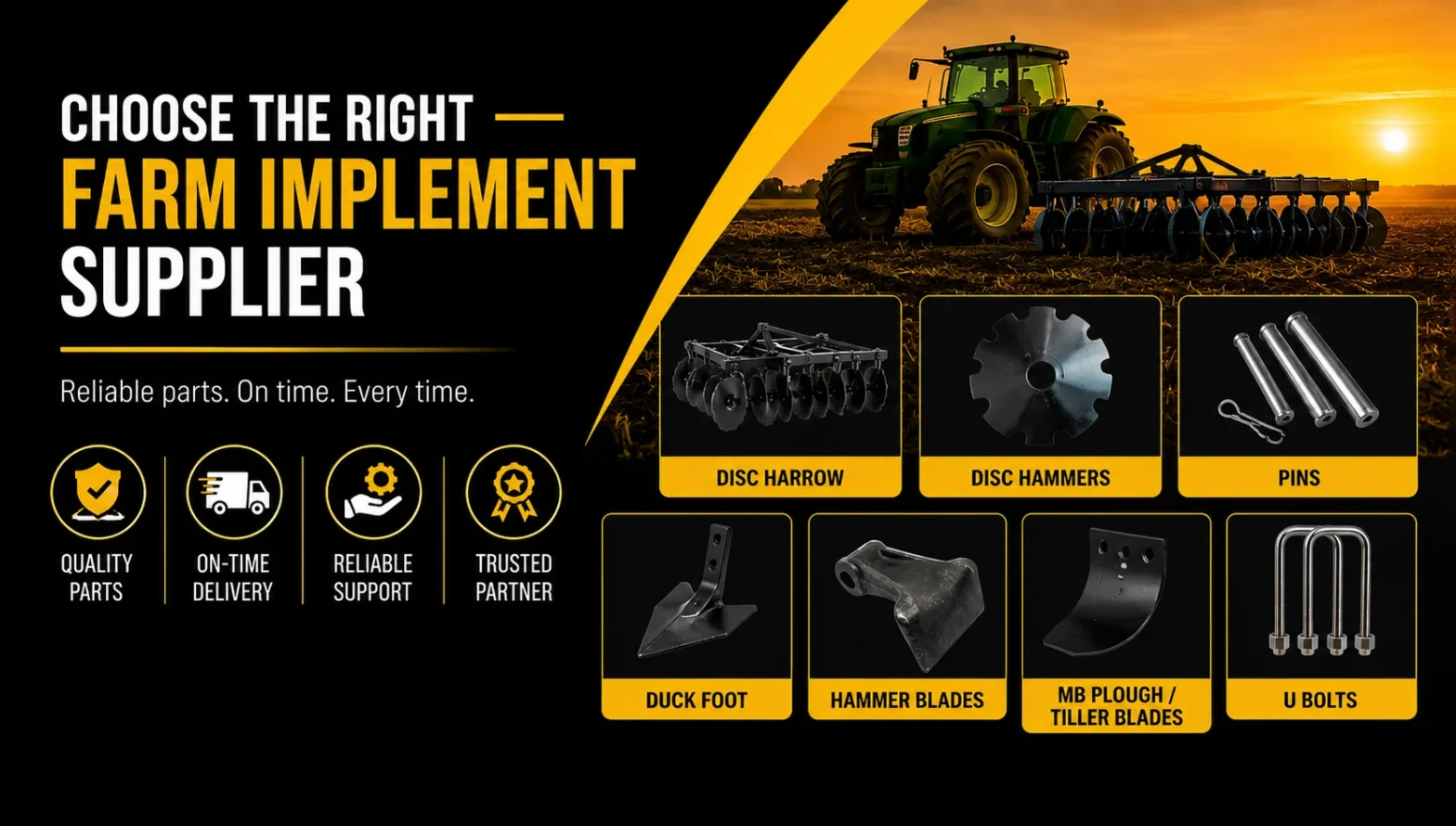 Choosing the Right Farm Implement Parts Supplier