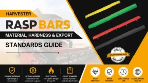 Harvester rasp bars promotional banner