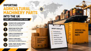Agricultural Machinery Parts Import Banner
