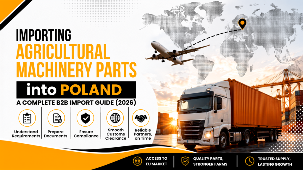 Banner showing of Importing Agricultural Machinery Parts into Poland