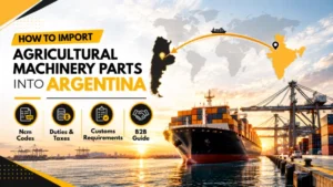 Banner showing os Importing Agricultural Machinery Parts into Argentina