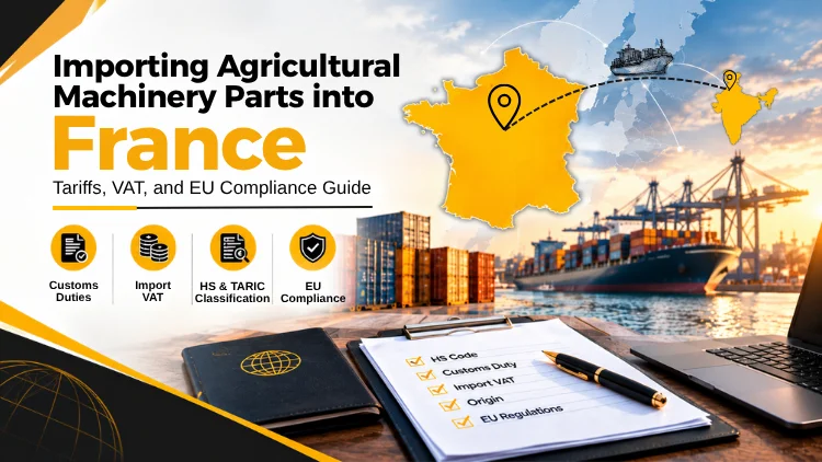 Banner of Agricultural Machinery Parts Import to France